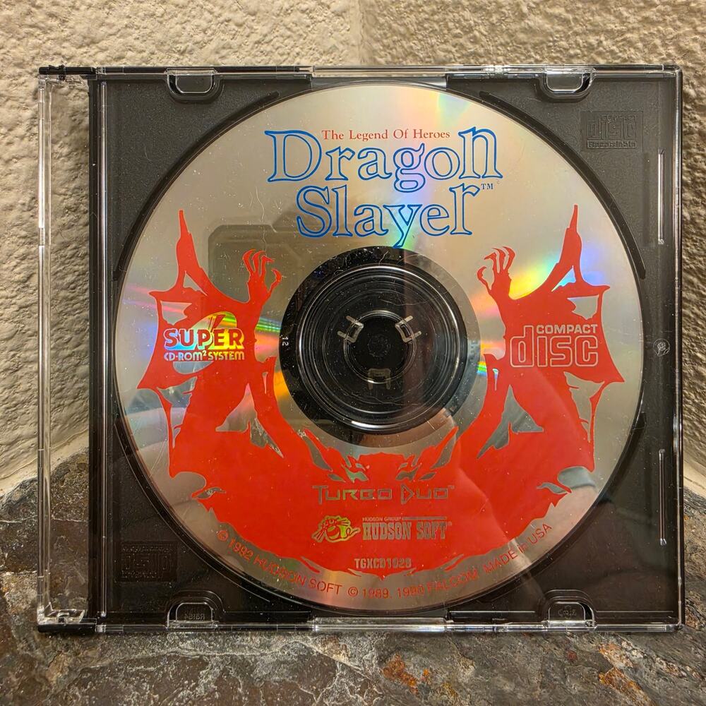 Game - Dragon Slayer: Legend of Heroes - Turbo Duo / Turbografx-16 Super CD-ROM2
